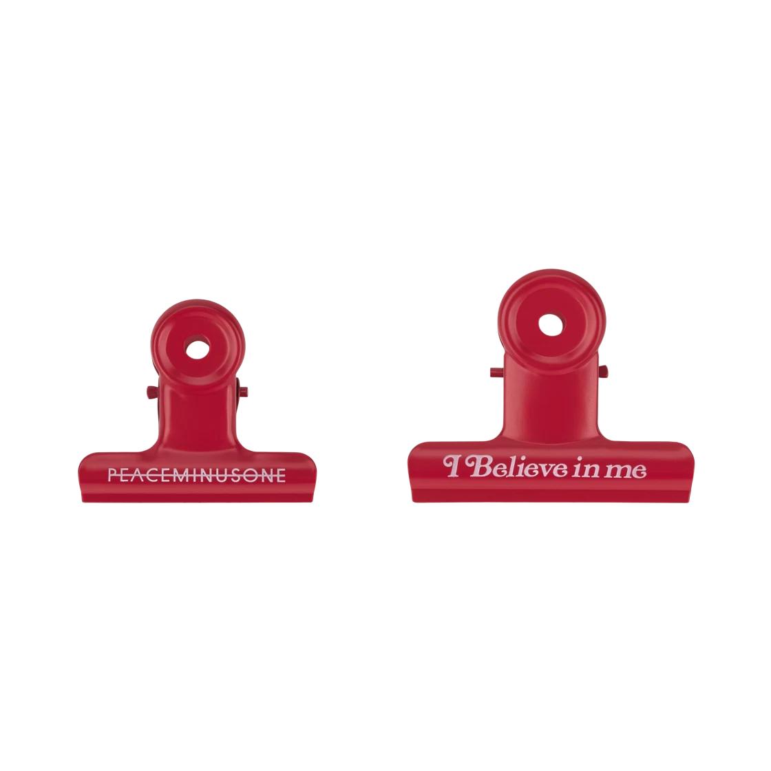 G-DRAGON Peaceminusone x Verdy Bulldog Clip Red (Set of 2) ONE SIZE