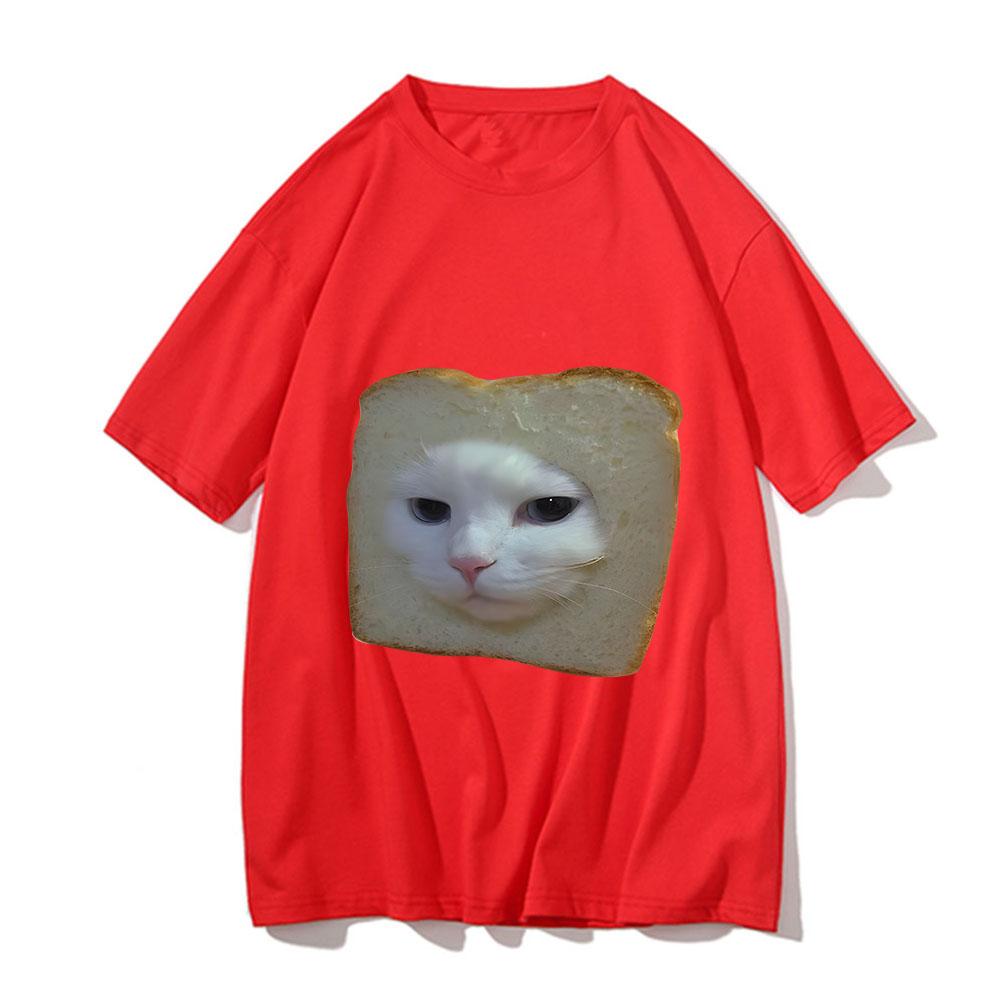 Funny Cat Emotion Graphic TShirt Unisex Unisex ONeck Fashion Short Sleeve T Shirt Retro Clothing Oversized Cotton TShirts Kawaii