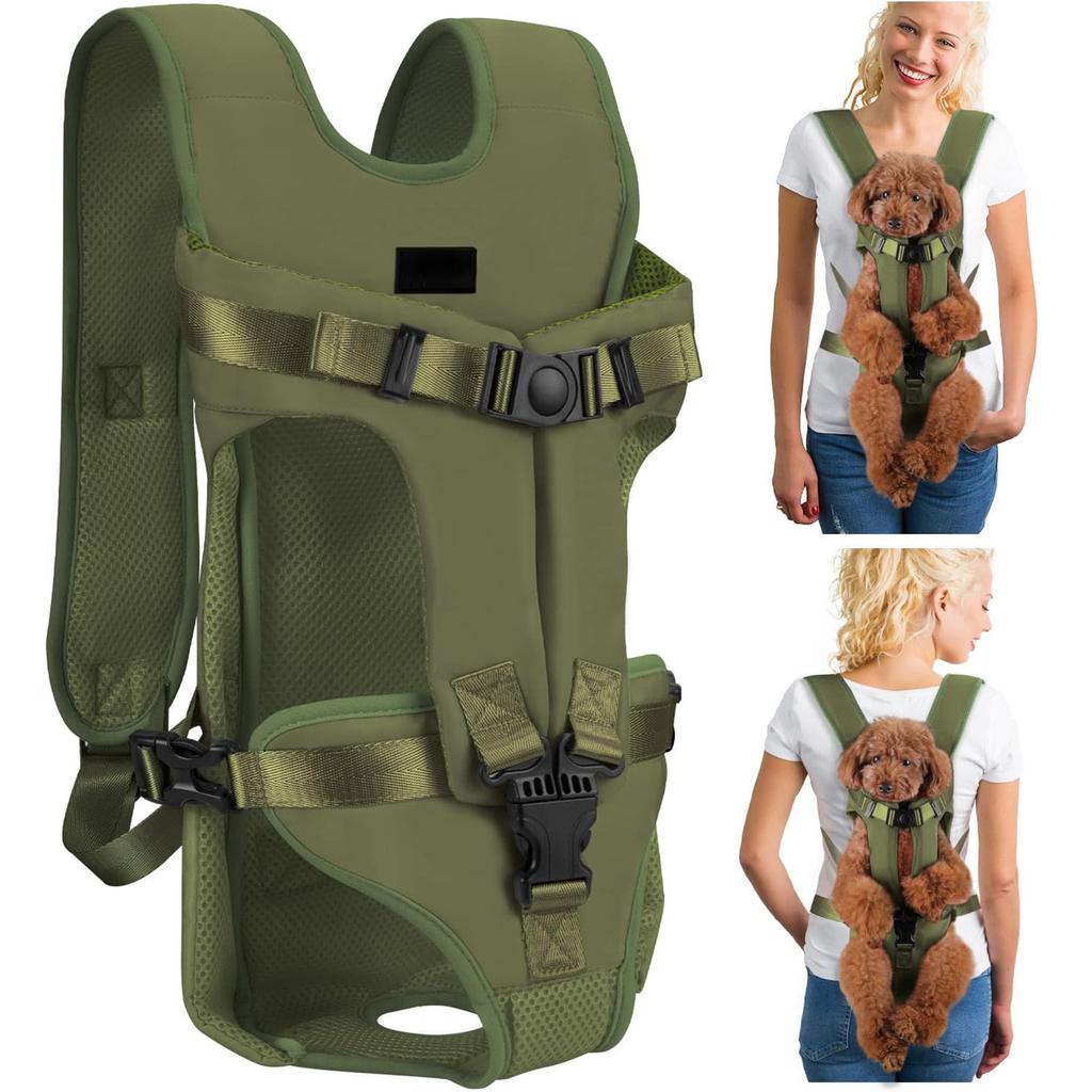 Haustier-Tragerucksack für Hunde Katze Verdickter Schwamm Haustier Front Hunderucksack Tragbar Welpentransport Hundetaschen