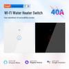 Graffiti WiFi Water Heater Switch, Live & Neutral 40A, Touch Panel, Wireless Remote Control with Timer Function.
