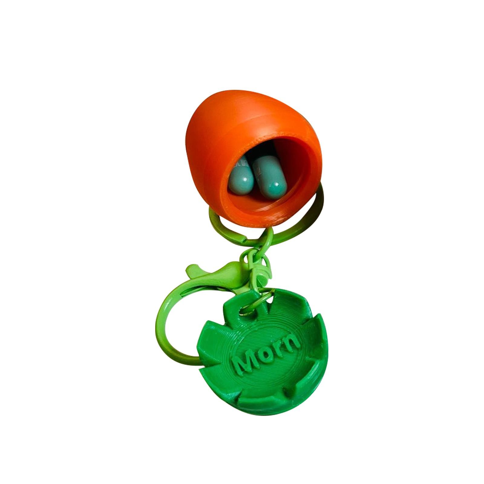 

Коробка для моркови, напечатанная на 3D-принтере, коробки для утра, дня и вечера One Size