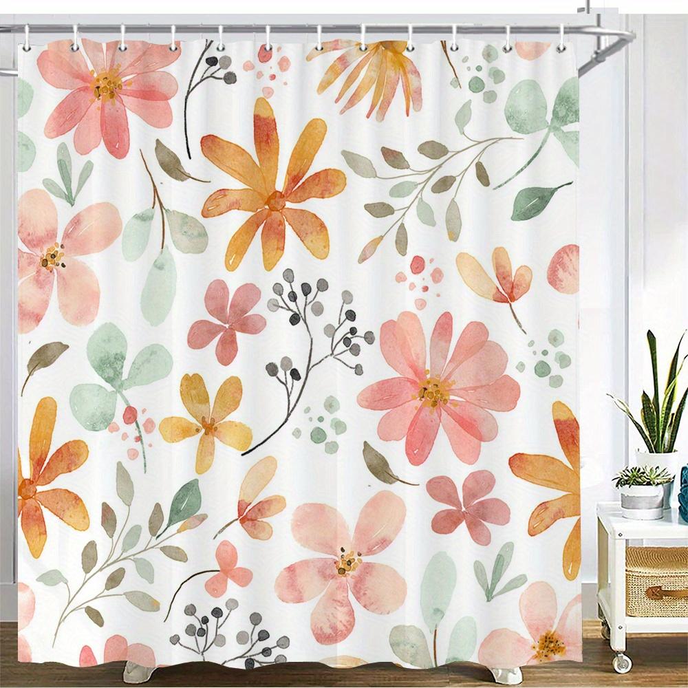 

1 Piece Rustic Wood Panel Shower Curtain - Polyester Fabric, Machine Washable, With Hook, Suitable For Bathroom Decoration W60H190(CM)-1 Pcs