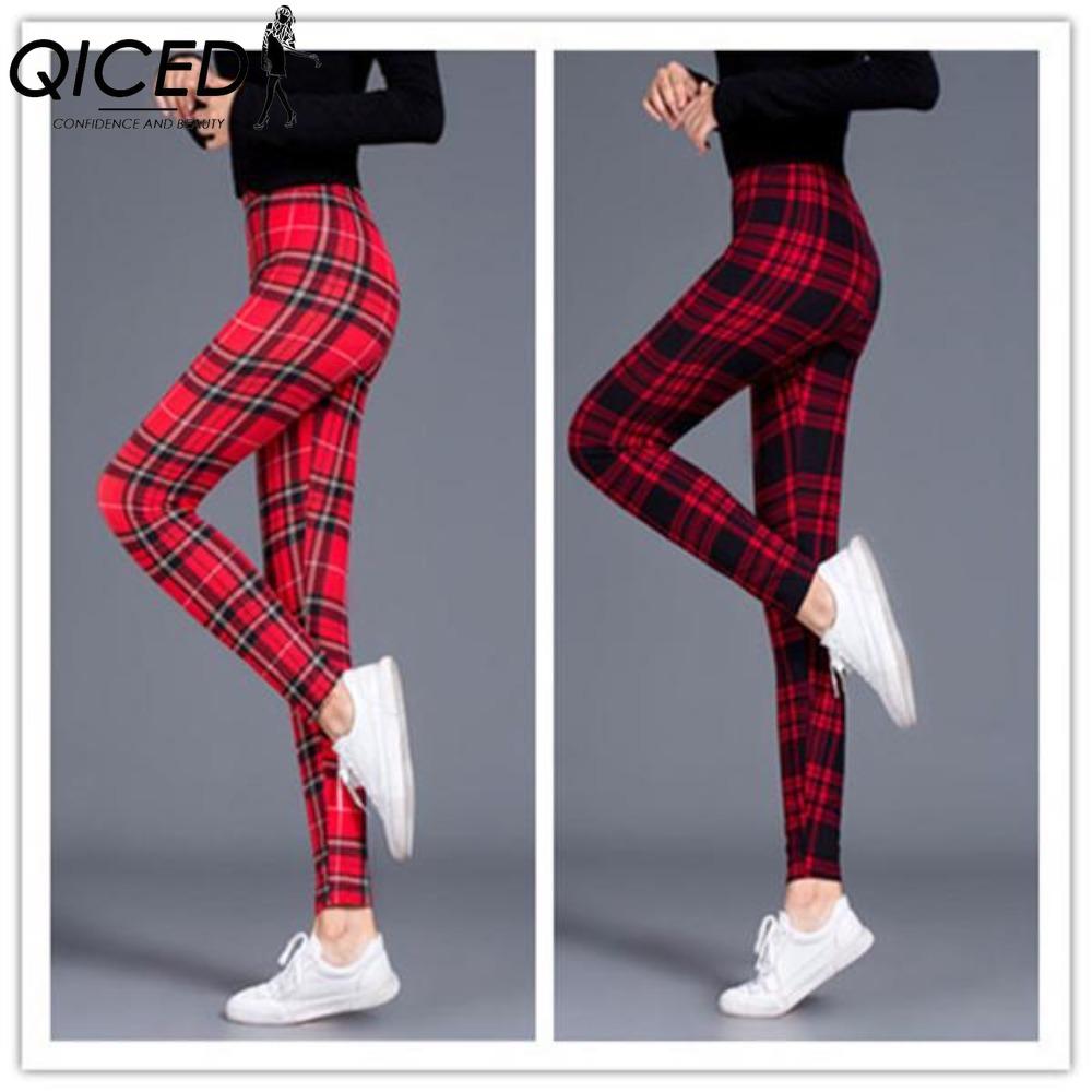 

QICED Женские модные повседневные брюки и капри с высокой талией one size чёрный