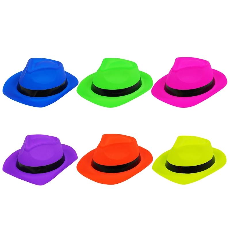 Cappelli Homburg Cowboy Solidi Cintura per Cappello in Plastica per Donna Uomo Oggetti di Scena per Foto Western per Spettacolo Teatrale Unisex Indossare Copricapo