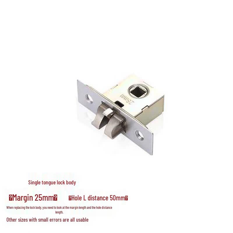 Cowayton Universal Single Tongue Door Lock Body