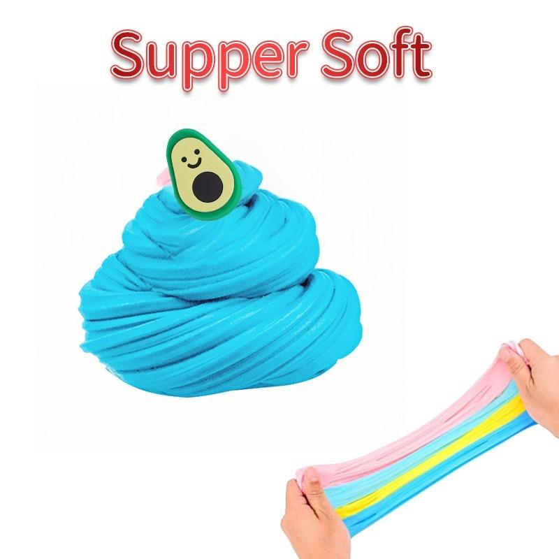 Kit Slime Culoare Mixtă Unt, Plastilină Moale, Decoratiuni de Sărbătoare, Materiale de Artizanat pentru Eliberarea Stresului pentru Sărbătoarea Festivă