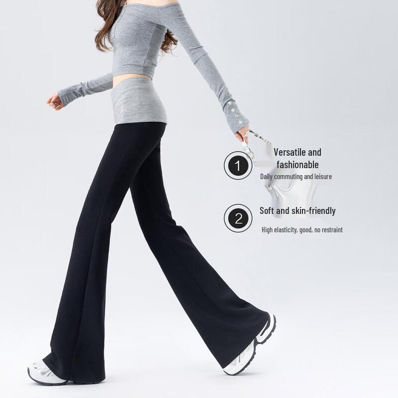 HSTYLE Women's Micro-Flared Yoga Pants
