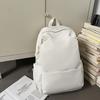 High value solid color simple backpack couple light travel mountaineering large capacity backpack