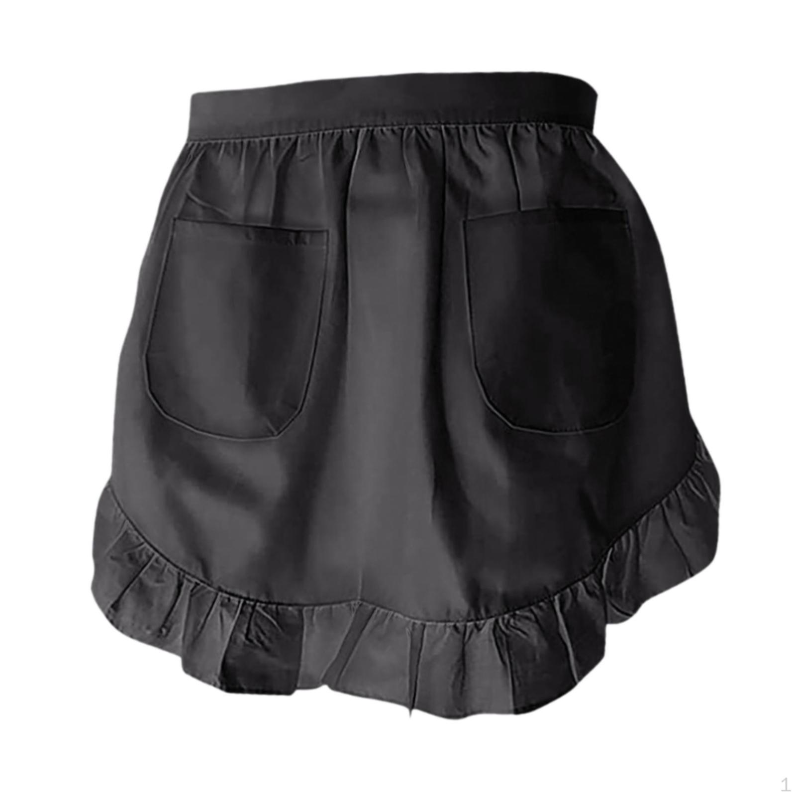 

Компактный фартук на талии, идеально подходящий для приготовления пищи и сервировки black