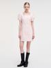 Etmont Square Puff Mini Dress, Pink