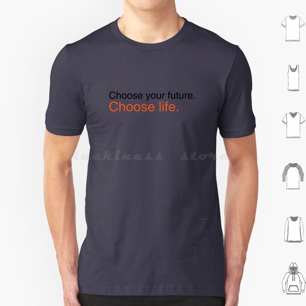 Scegli il Tuo Futuro Scegli la Vita Maglietta Taglia Grande 100% Cotone Trainspotting Scegli la Vita Scegli il Tuo Futuro Ewan Mcgregor Ewan