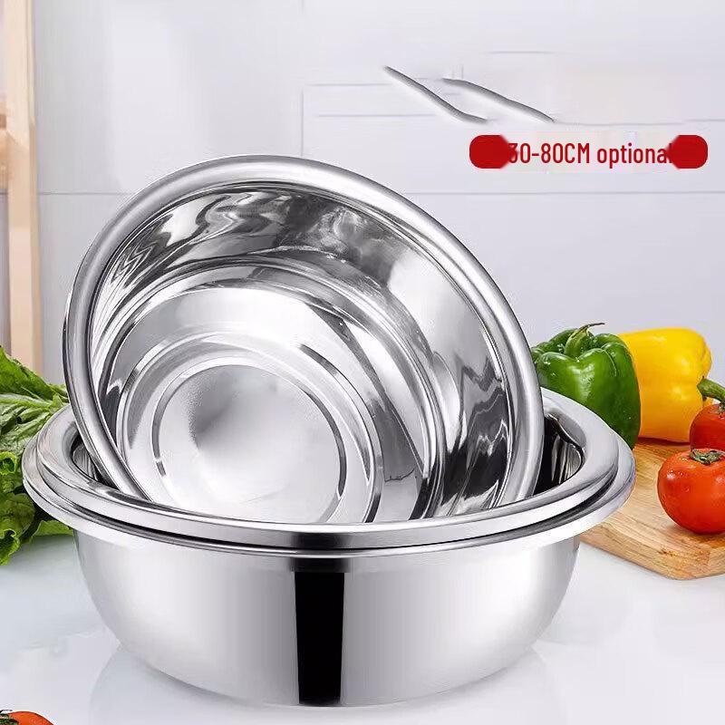 Homeglen Deep Round Stainless Steel Basin