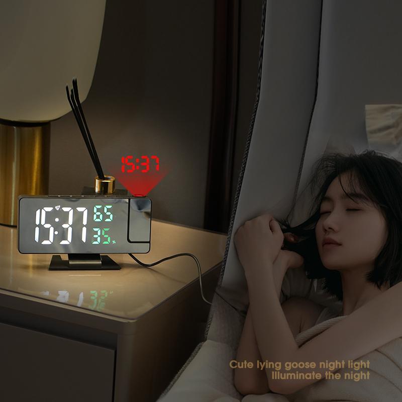 Cheap Price Simple Led Alarm Clock Led Digital Alarm Clock with Mirror Display for Table