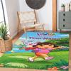 Dora Explorer Customizable Name Floor Rug Office Rug Perfect for Outdoor Dormitory Study room Playrooms Anti-slip Rug Decorate Offices