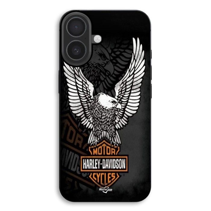 Coque de téléphone - MANIACASE - iPhone 17 - Silicone TPU - Souple - Logo aigle