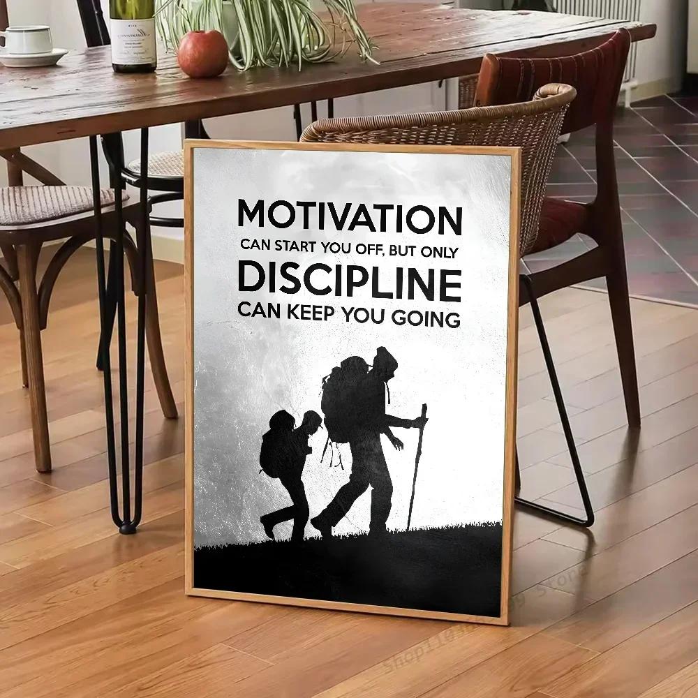 Motivational Canvas Painting Inspirational Black and White  Poster Paper Print Home Bedroom Entrance  Art Painting Decoration