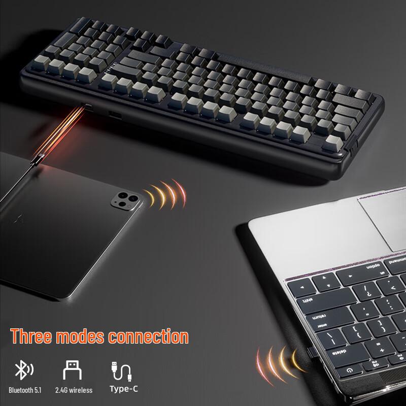 Dareu A98 Pro Black Myth Wukong Tri-mode Gasket Mechanical Keyboard