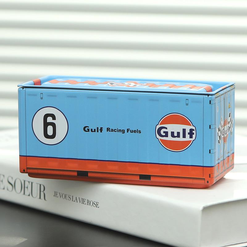 Trendy Miniature Tinplate Storage Box for Figurines