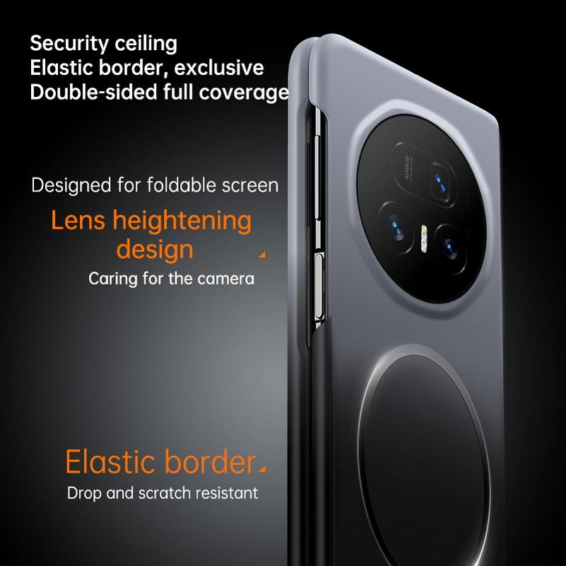 Delicate and Skin-friendly Gradient Strong Magnetic Case For Honor Magic V5 Magic V3 V2 Magic Vs 3 Vs2 Camera Protect Cover