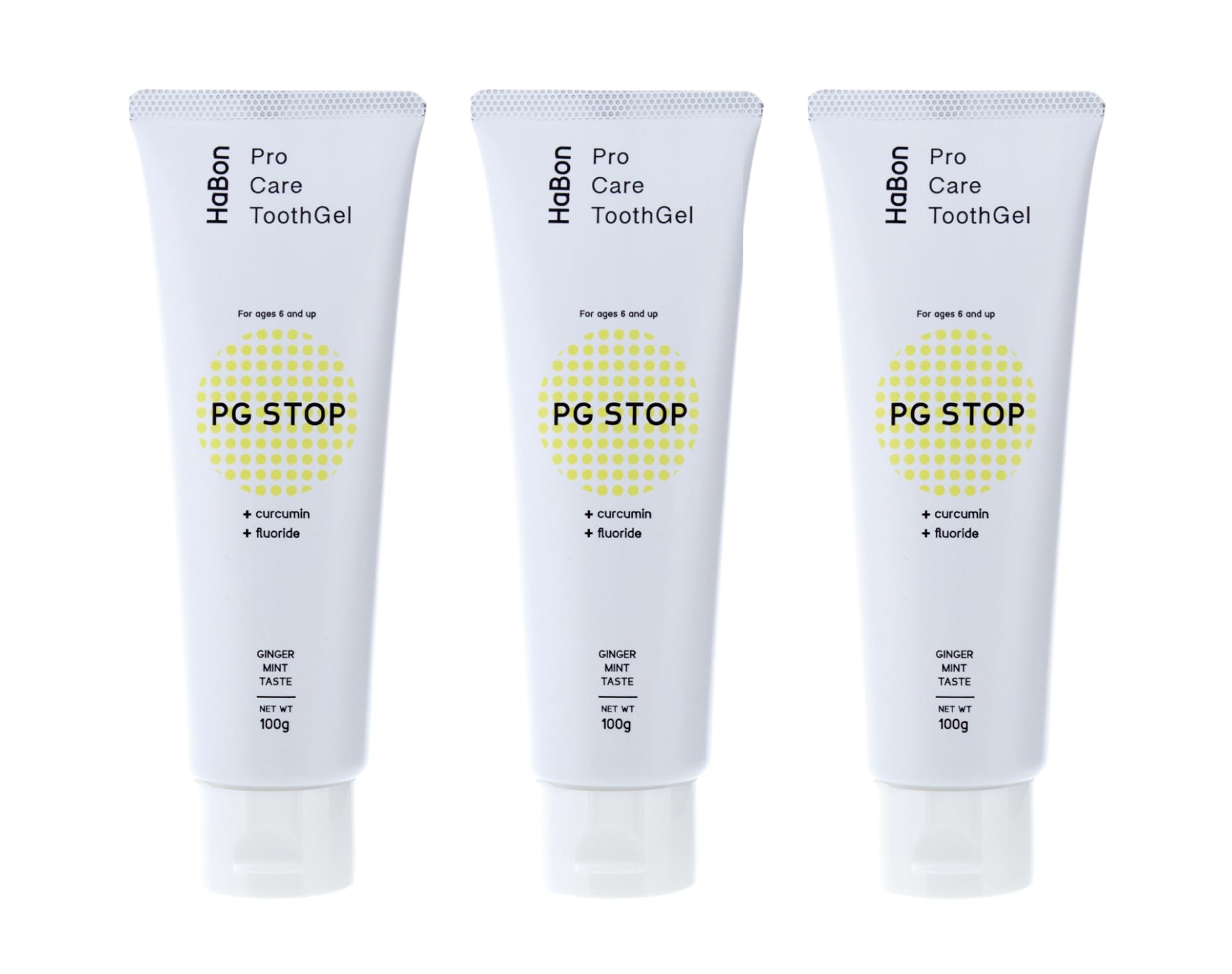 

HaBon PG STOP Medicated Toothpaste Gel Set of 3 (100gbottle x 3)