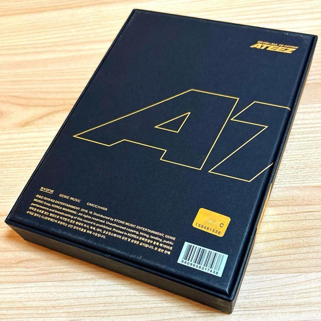 [USED] ATEEZ EP.FIN:ALL TO ACTION TREASURE Black