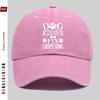 Pc Dog Kiss Pattern Printed Baseball Cap Cute Headwear Comfortable Lightweight Papa Hat Adjustable Strap Trucker Sun Hat Vintag