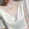 V-neck Sling Vest Summer New Arrival Suit with Relaxed Fit Printing Sleeveless Satin Top Backing