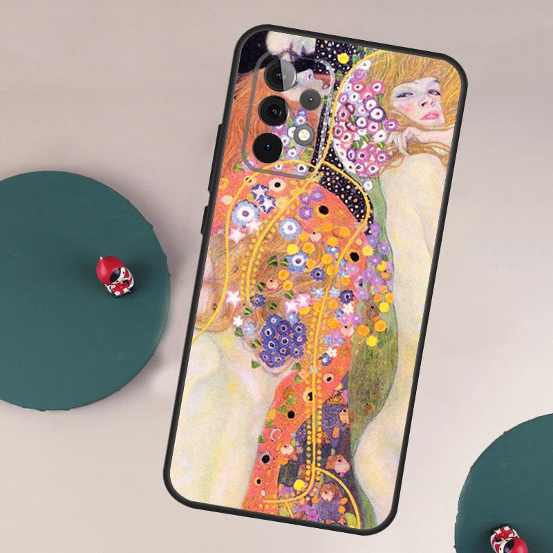 Gustav Klimt Abstract Painting Case For Samsung Galaxy A13 A23 A33 A53 A73 A12 A22 A32 A52 A52S A04S A50 A51 A71 Coque