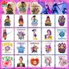 20pcs/set Cartoon Kpop Demon Hunters Temporary Tattoo Sticker Rumi Cute Waterproof Tattoo For Funny Party Gift
