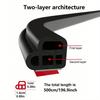 Car Door Seal Strip, Double Layer Thickened L-Shaped & T-Shaped Rubber, Soundproof Dustproof for Sedan SUV Truck
