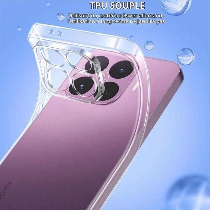 Coque pour Xiaomi 17T, Silicone Transparent Protection Antichoc Anti-Rayures Slim Léger