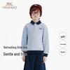 Boys' Long-Sleeve Polo Sweatshirt