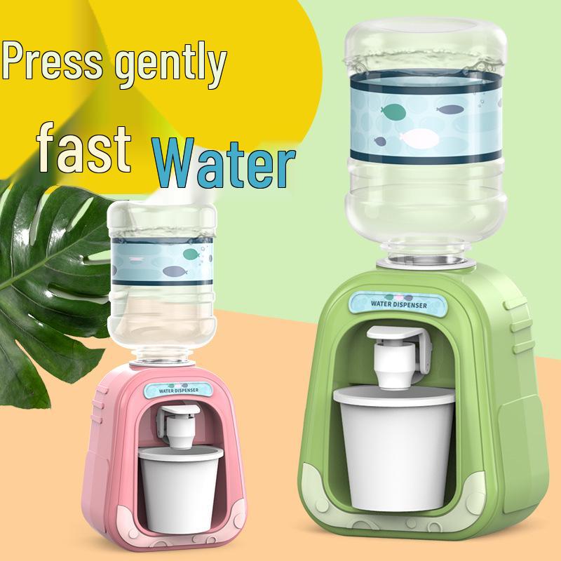 Yellow Duck Children's Mini Water Dispenser Toy - Educational Kitchen Playhouse Drink Machine