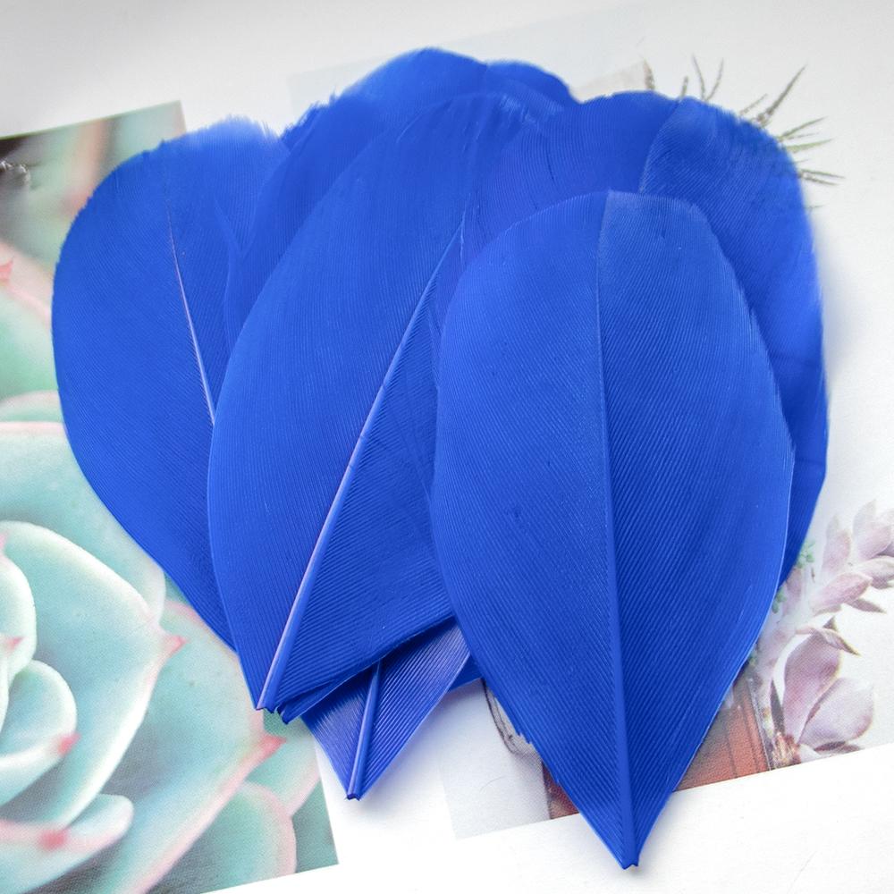 Nature Goose Feathers For Jewelry Making Decoration White Swan Needlework Wedding Handicraft Accessories Crafts 5-8Cm