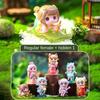 Colorful Bunny Series Model Toy Cartoon Ancient Costume Girl Doll  Desktop Ornament