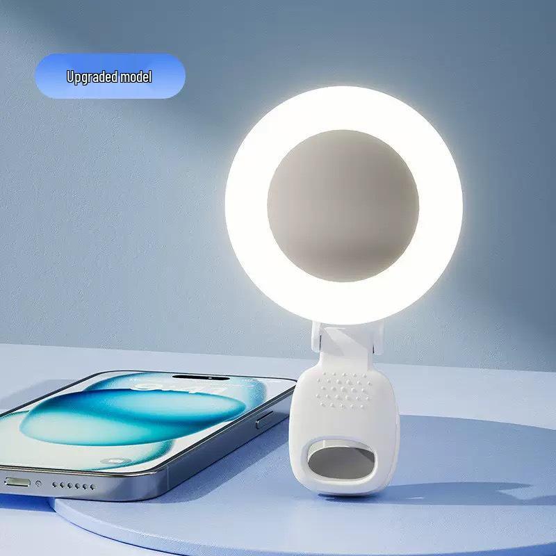 Luz de Relleno Portátil D5 con Pinza para Móvil para Selfies y Streaming