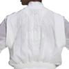 Adidas Fashion Trend Sports Windbreaker Zipper Comfortable Long Sleeve Jacket Women Jacket White GL9562