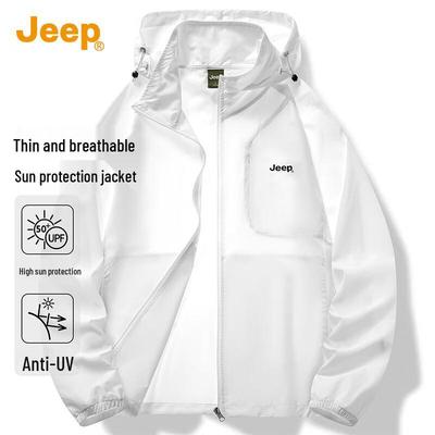Jeep Men's UPF50+ Mugwort Mosquito Repellent Sun Protection Jacket