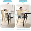 Booster Seat Cushion Children Increased Sitting Cushion Kids Non Slip Pad Baby Dining High Chair Cushions with Adjustable Belt