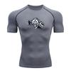Men's Compression Athletic T-Shirt, Angry Wild Bear Graphic
