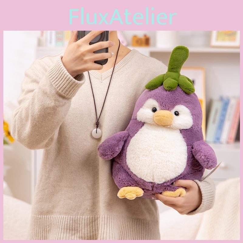 Plush Penguin Eggplant Toy Cartoon Cute Soft Fill Doll Children Gift Festival
