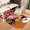 Red Birds Characters Collage Carpet, Chair Rug,Rug for Office Bedroom Living Rooms, Doormat Decor Fan Gift Christmas Gift