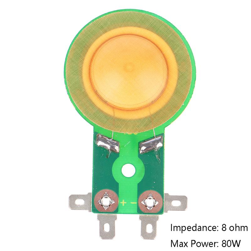 1 Pcs 25.5Mm Tweeters Voice Coil Round Speaker Treble Coil Horn Copper Diaphragm