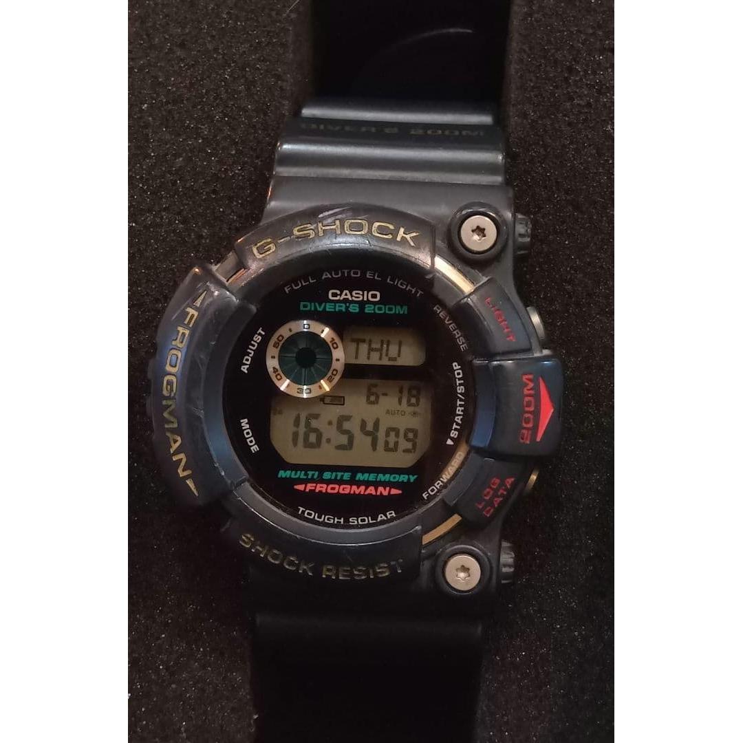 Used Rare G-SHOCK GW-200 screw back titanium frogman