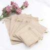 10Pcs Dust-proof Storage Bags Drawstring Linen Bags New Jewelry Pouches
