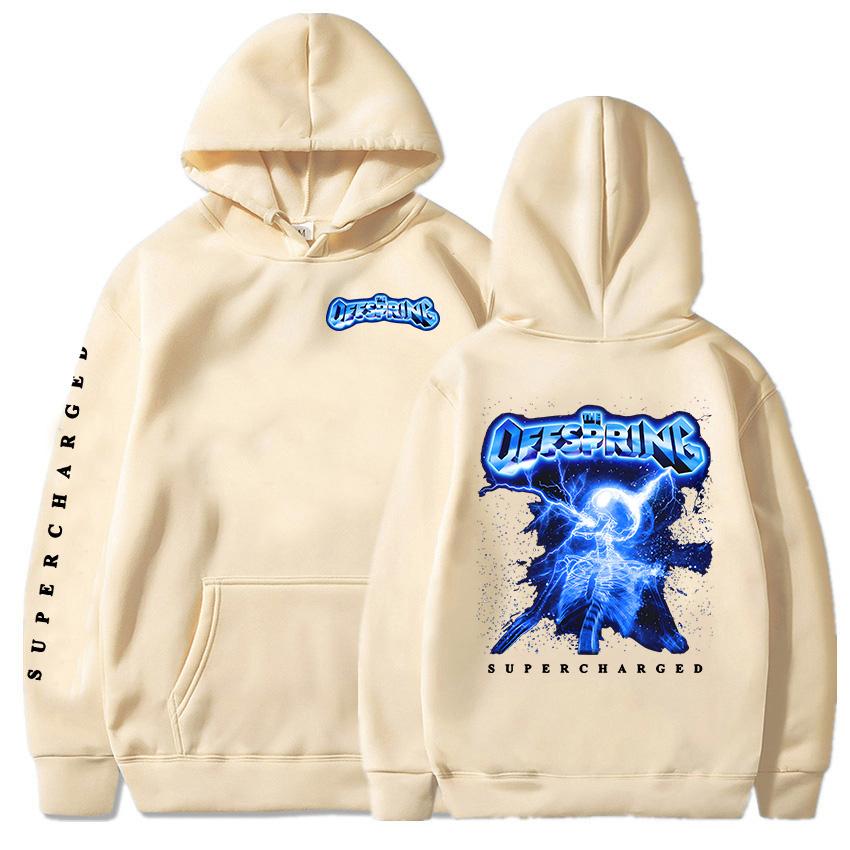 

Худи с наддувом The Offspring Рок-группа Принт Толстовки Длинный рукав Графика нового альбома Пуловеры Мужская Женская Одежда Топ XS