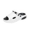Fashion Men's Summer Thick Bottom Sandals Outdoor Wear Anti-Slip Beach Slippers Comfortable Two-Purpose EVA Material Botas Para Hombre