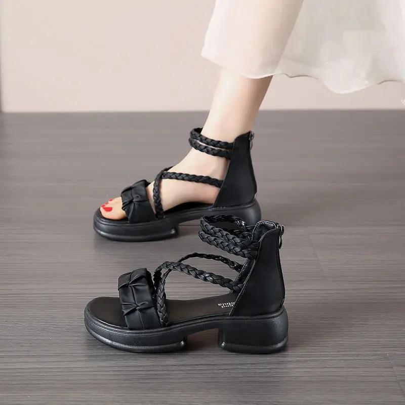 Fashion Platform Roman Style Anti Slip Hot Sandals for Women Comfort Original on Offer The Best 2025 Luxury Summer Sale Vip Woman Shoes