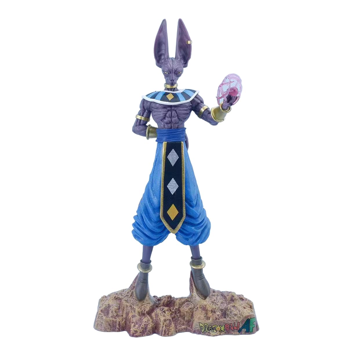 

Dragon Ball Super God of Destruction Beerus made of PVC and with stand included Figure, 28.5cm tall, ABS, [Used]