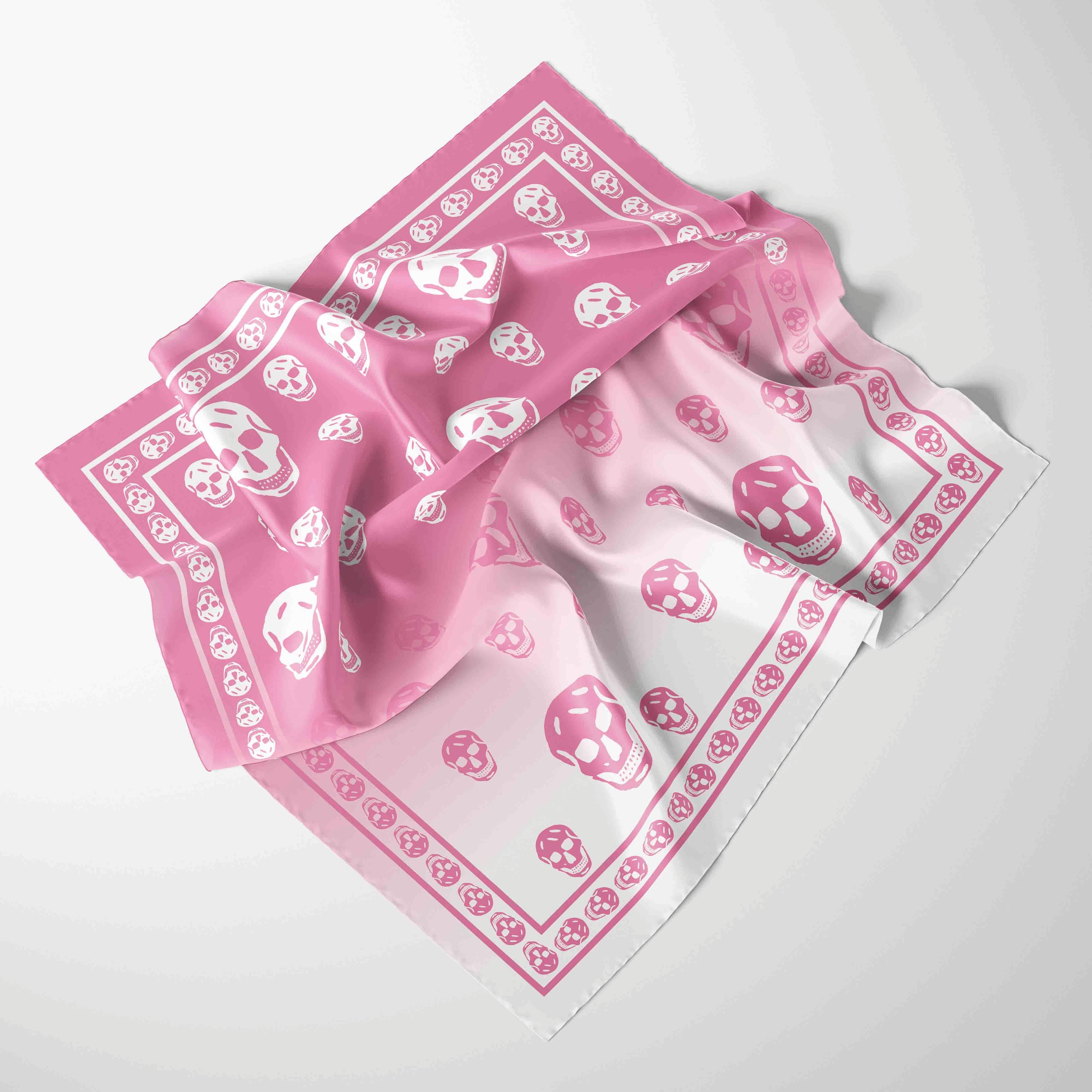 

70СМ Новейший шифоновый шарф Модный шарф с принтом черепа Женские шарфы Мягкий платок Женский шарф Шелковые шарфы Шали Мусульманский шарф-хиджаб 70CM 70CM